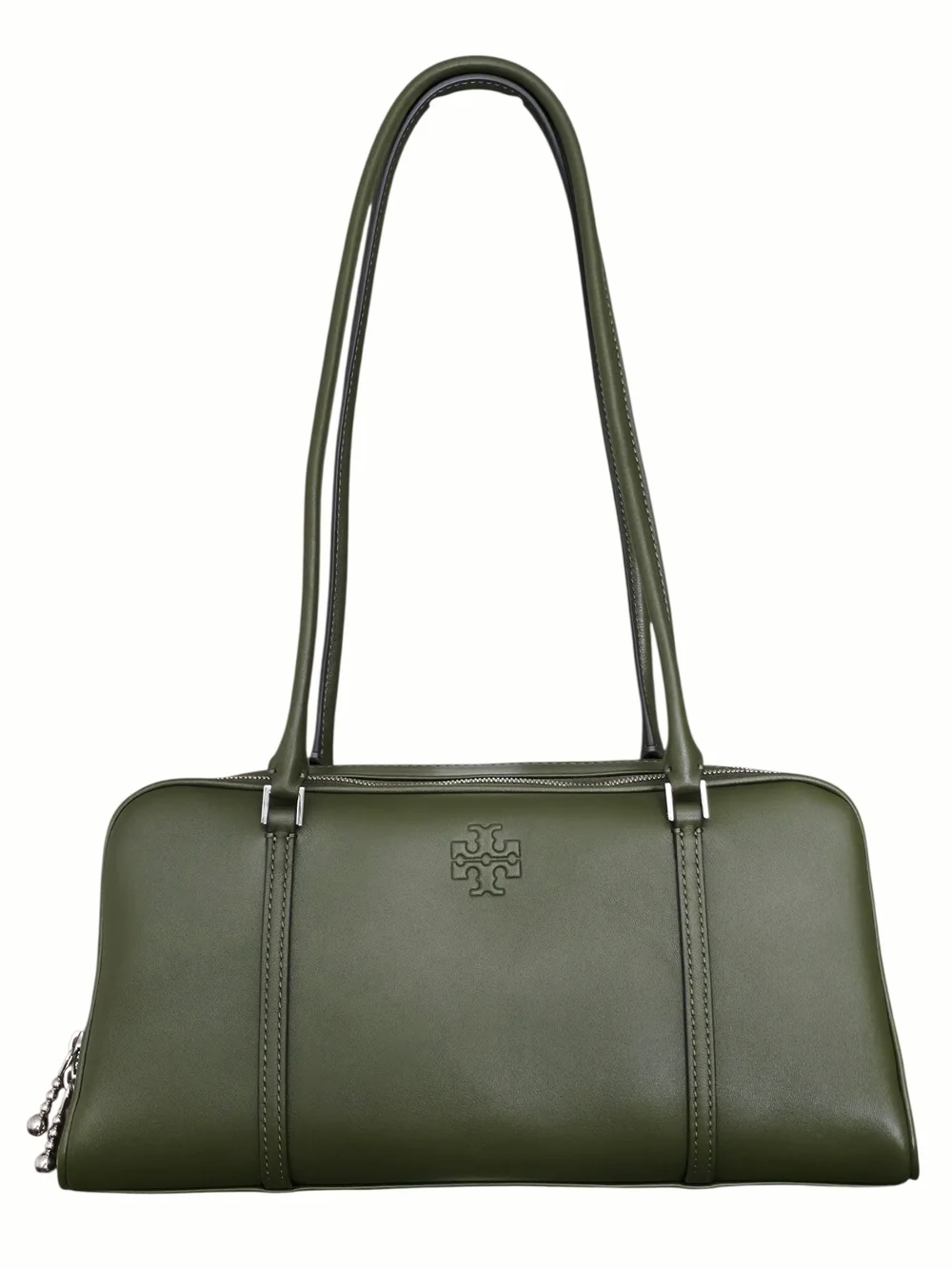 Tory Burch Marshmallow Satchel Basil Green Leather Bag